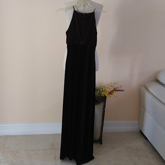 Adrianna Papell Velvet Evening Dress. - Picture 2 of 6